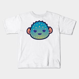 Love-struck Puffer Fish Kids T-Shirt